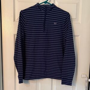 Vineyard Vines Navy and White Striped Kids Sweatshirt